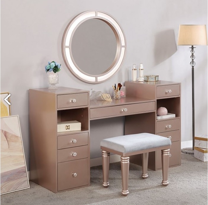 + DK5683PK- YASMINE VANITY SET