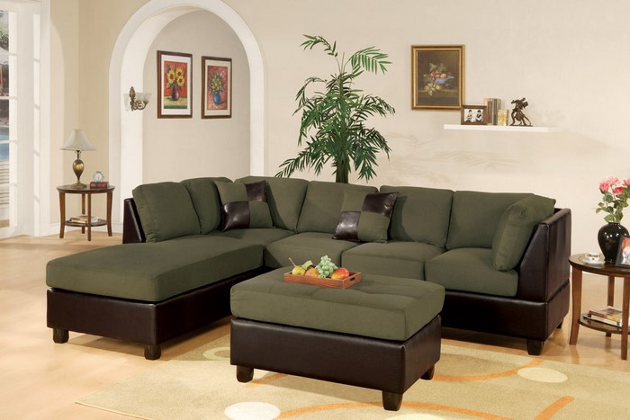 F7620 Sectional Sofa (Sage) Image