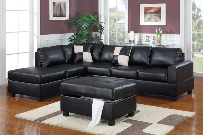 F7355 Sectional (Black) Image