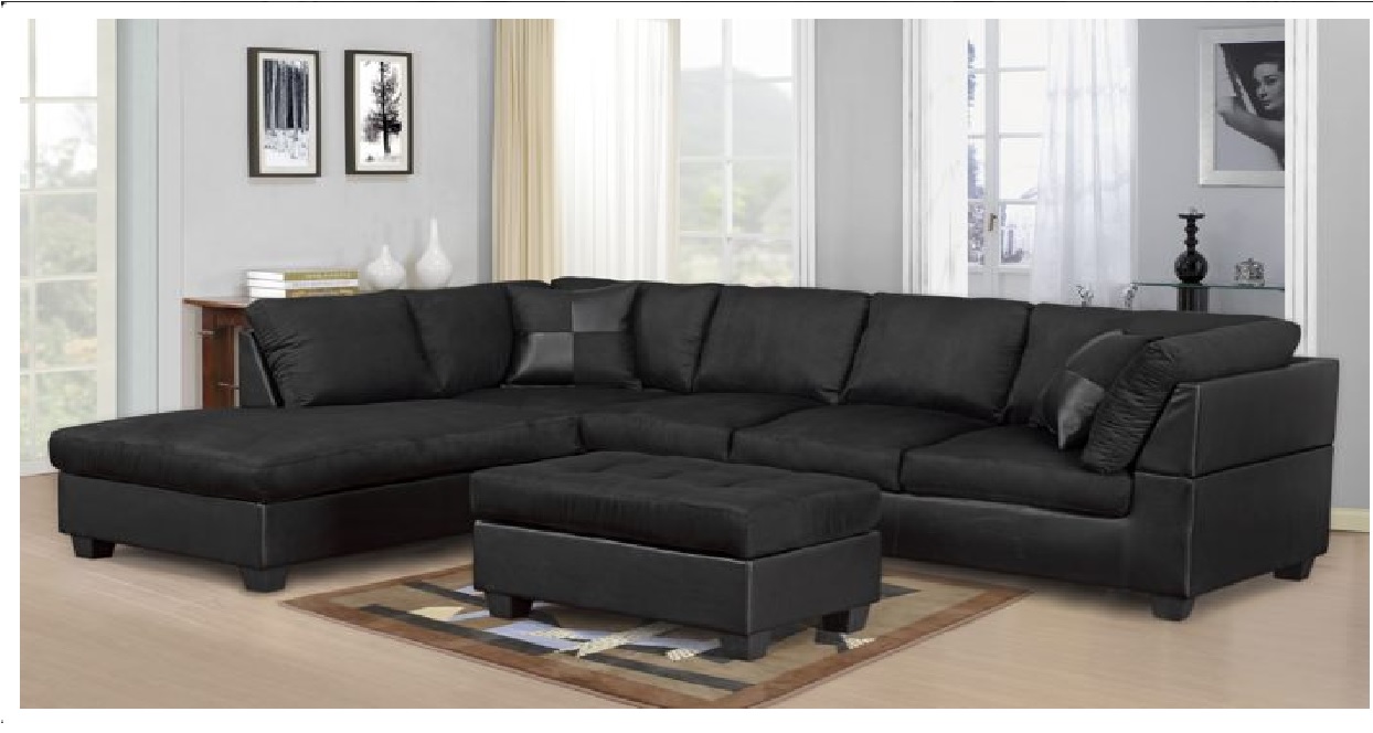 BLACK SECTIONAL Image