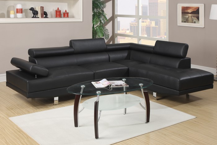 F7310 2pc Sectional (Black) Image