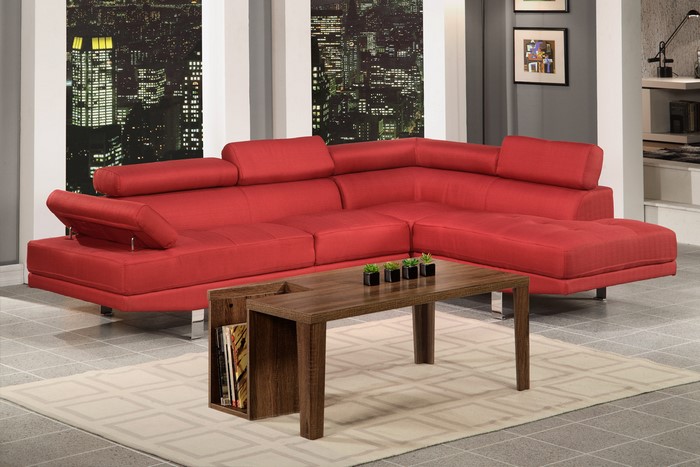 F7550 2pc Sectional (Carmine) Image