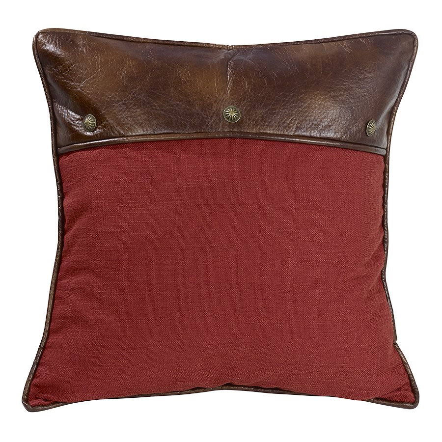 RED EURO PILLOW