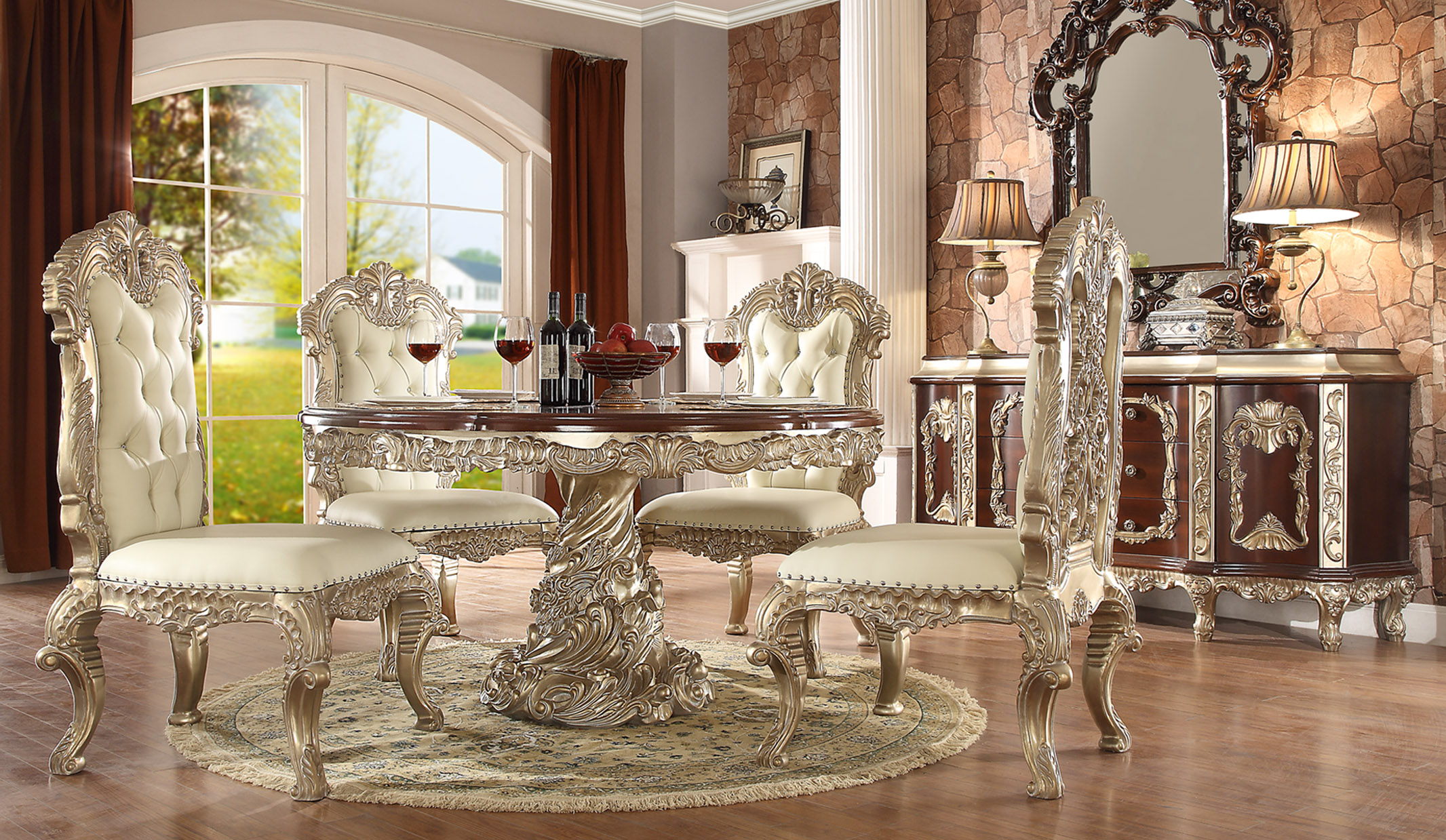 HD-8017 DINING TABLE SET