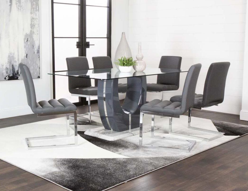 DEMI/DIANE  DINING TABLE CHARCOAL Image