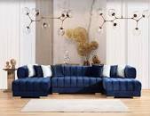+ Ariana Blue / Double Chaise Image