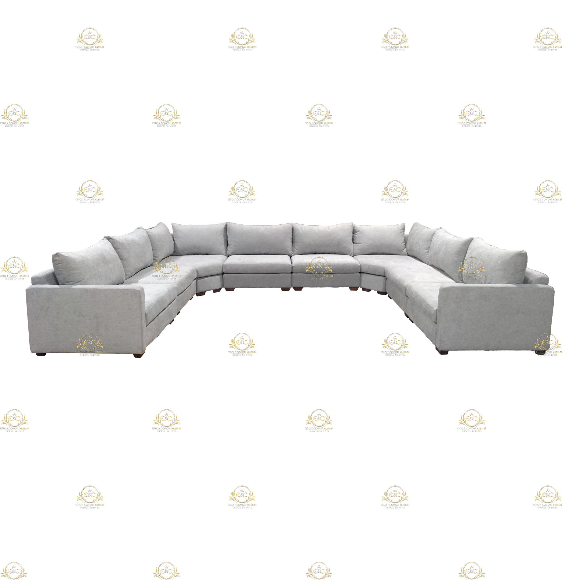 *ALEXA SILVER SECTIONAL Image