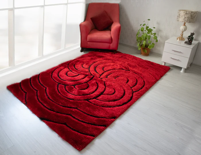 + 3D Shaggy RED / Rug Image
