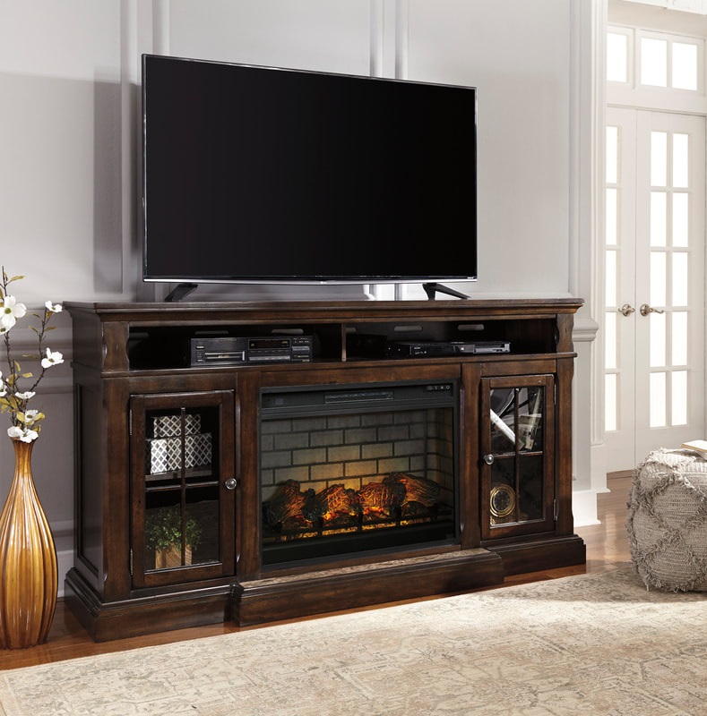 * W701-88 // TV Stand w/Fireplace 72L