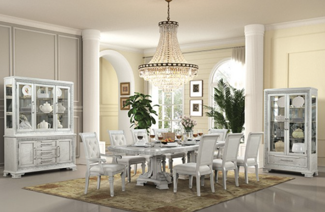 + FM31000WH - Stella Mia Dining Table -{ETA: 03/30}