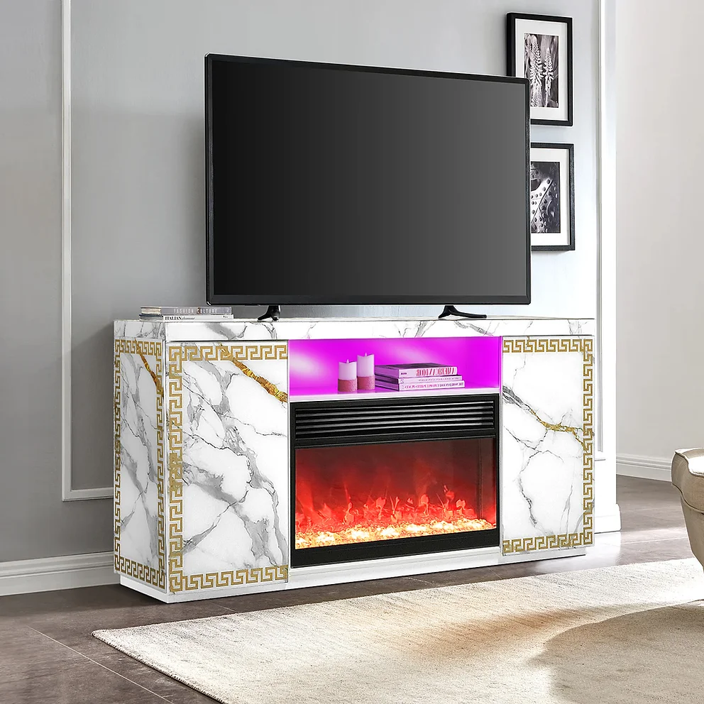 * A-F04 WHITE // TV STAND