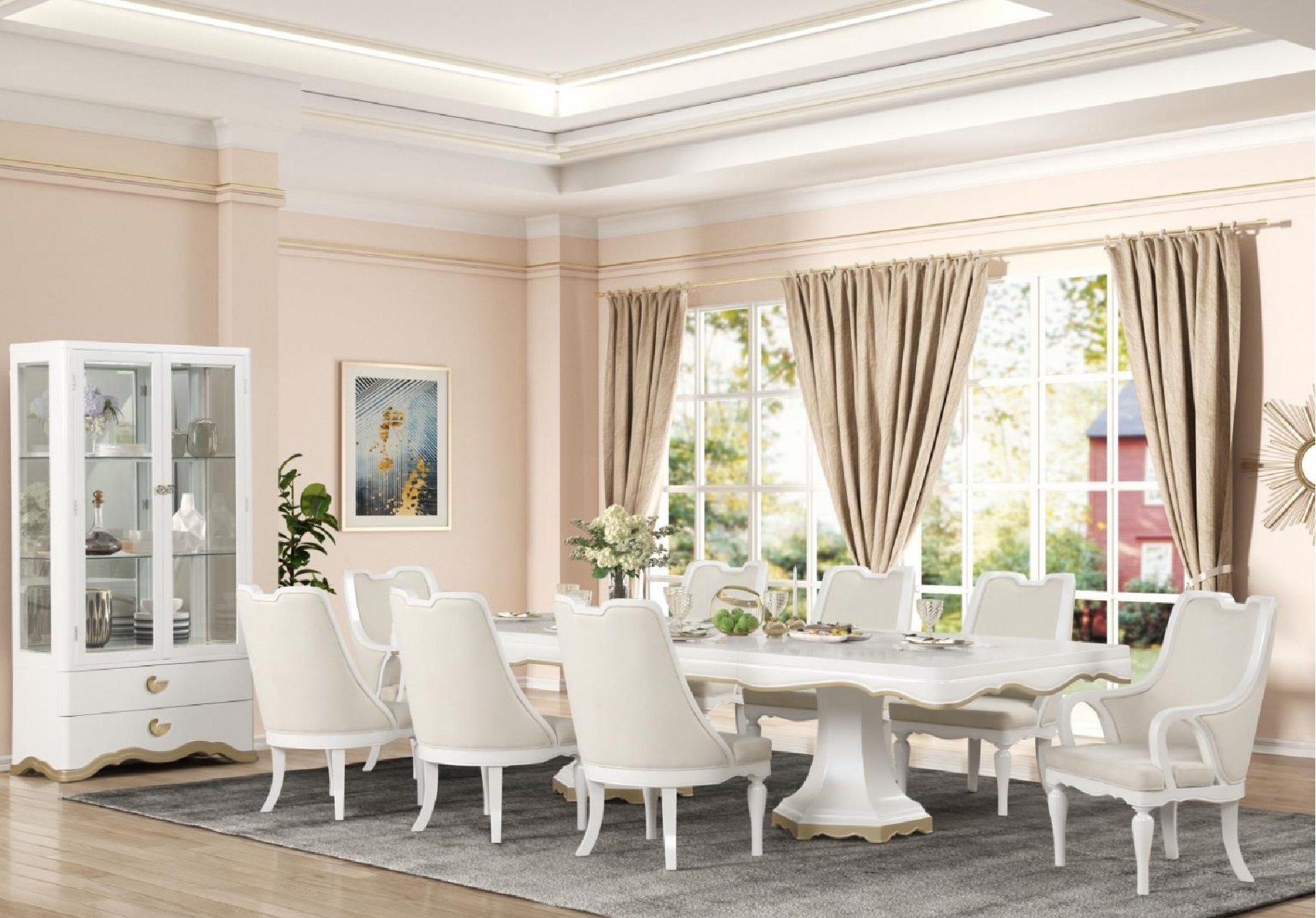 * ATHENA WHITE // DINING -{IN STOCK}