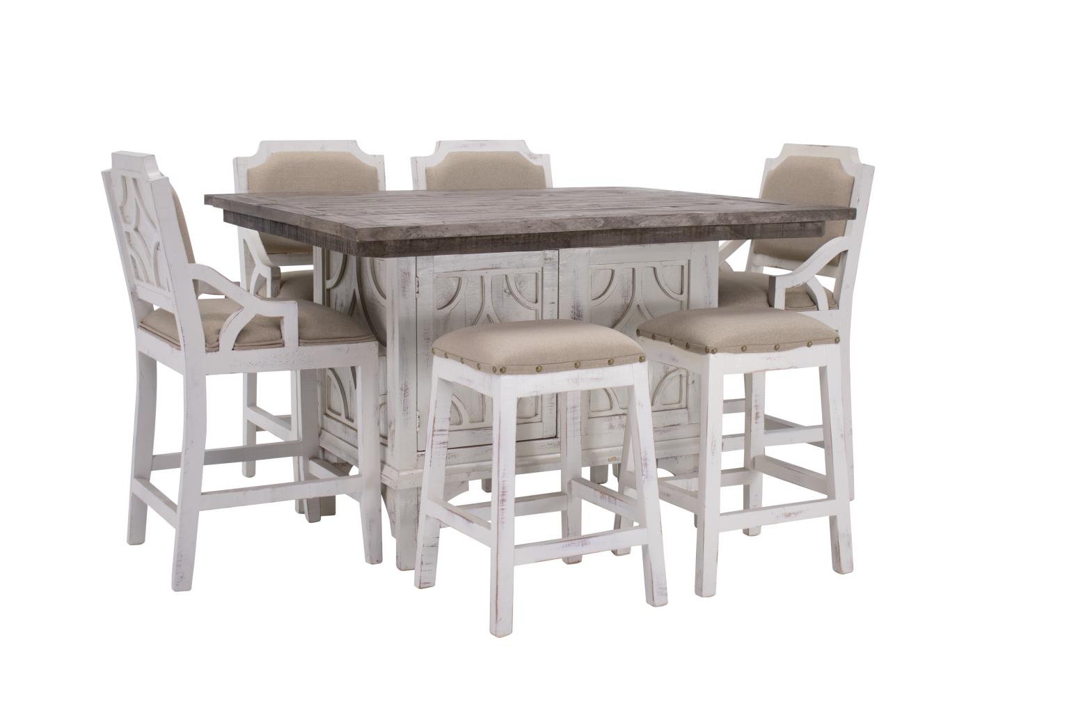 Westgate Nero White Granite Pub Table Image