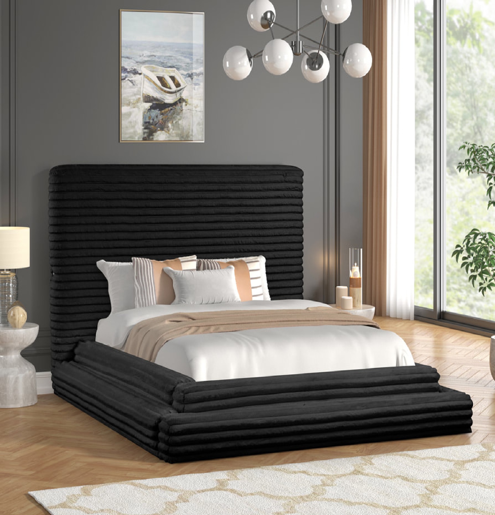 + Mariah Black // Platform Bed - Queen, King