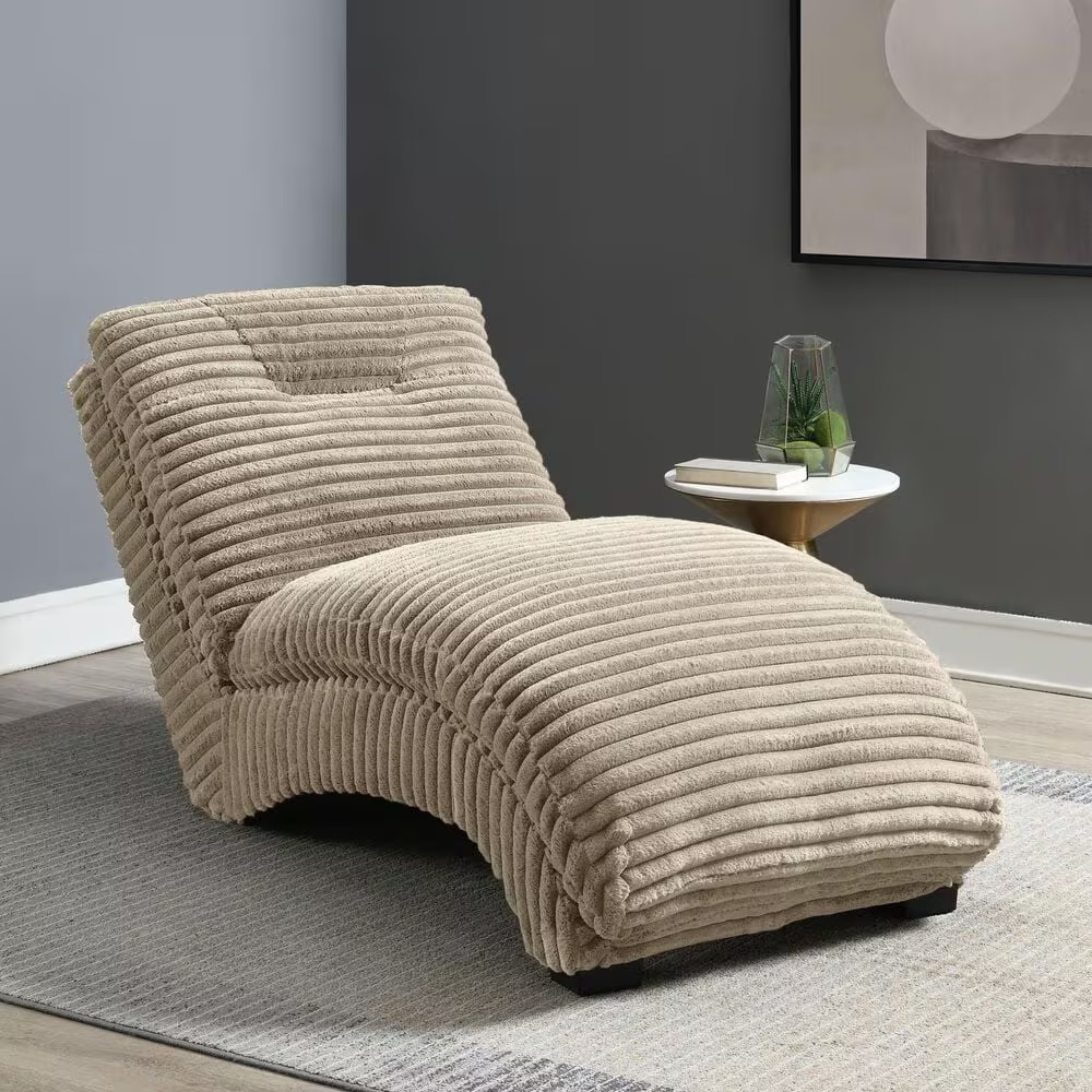 * Dominick II Chaise in Masis Taupe Image