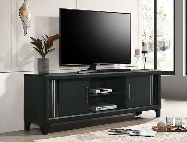 * B9235-9 // CHARLIE TV STAND- CHARCOAL
