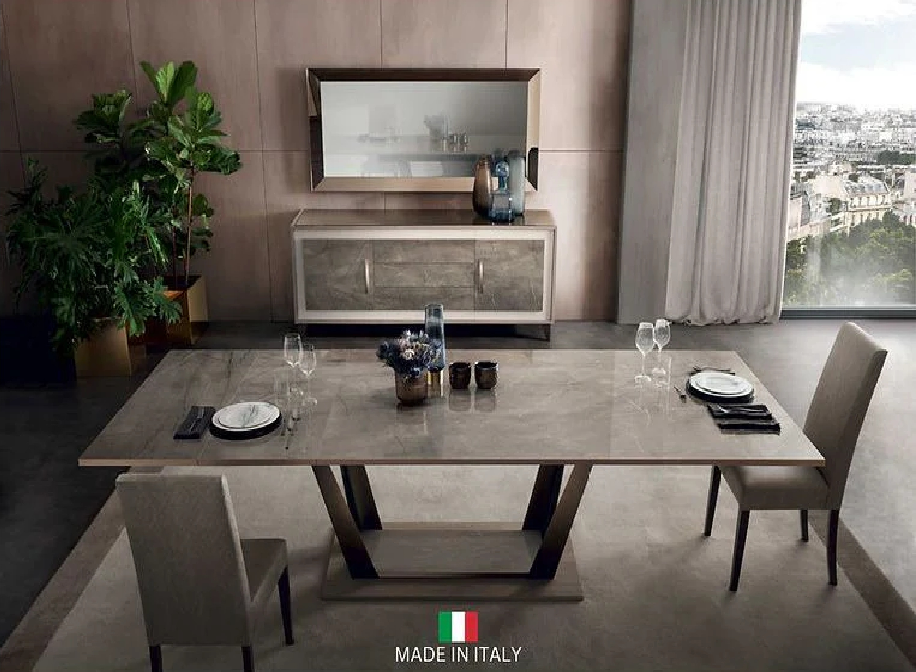 * AMBRA COLLECTION // 7pcs DINING Image