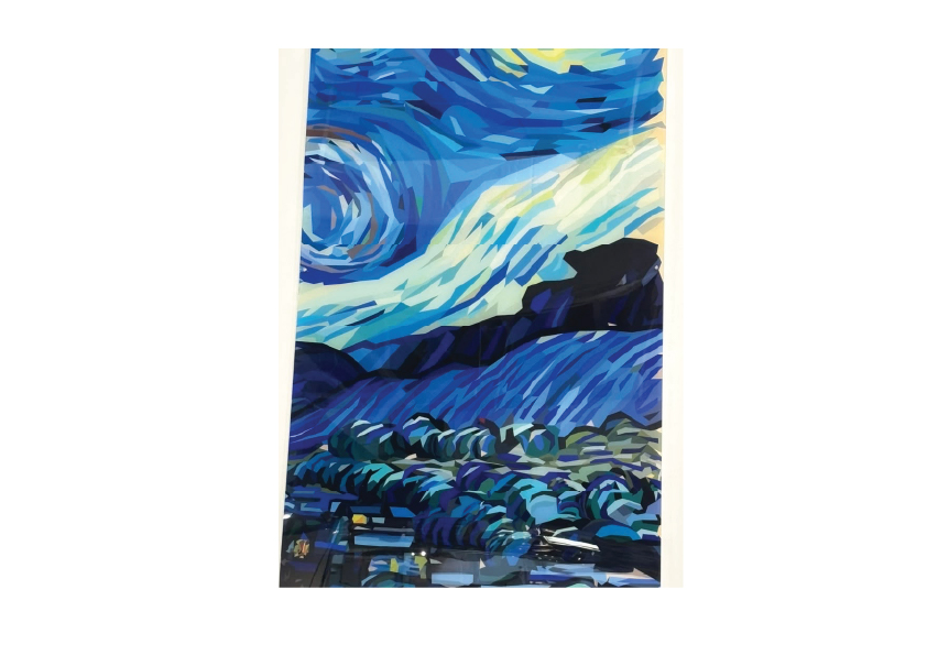 Paint acrylic van-Gogh The Starry Night 1 Image