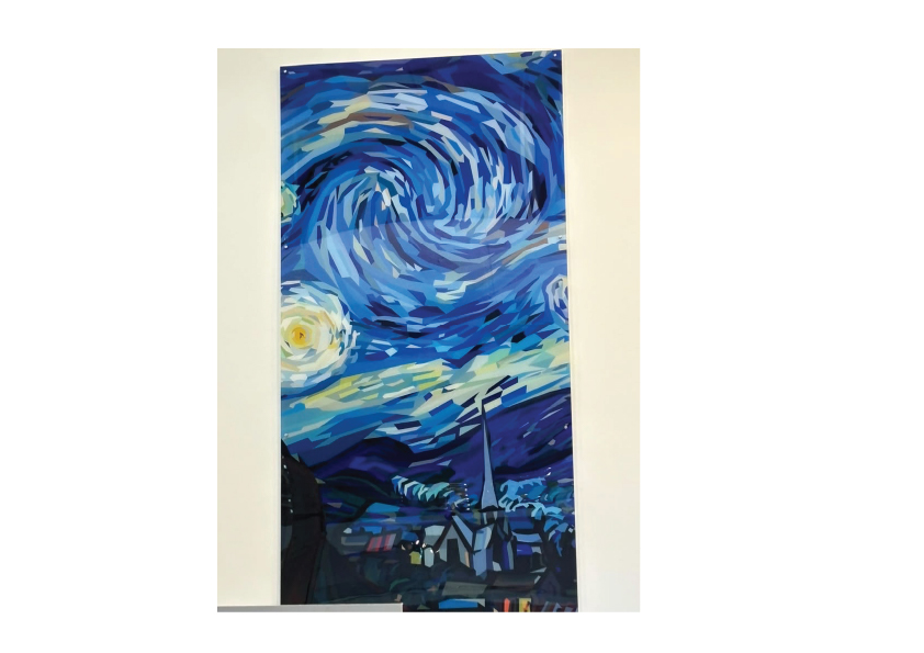 Paint acrylic van-Gogh The Starry Night 2 Image