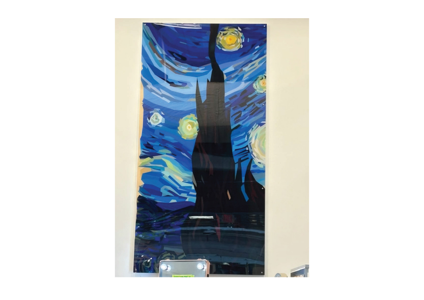 Paint acrylic van-Gogh The Starry Night 3 Image