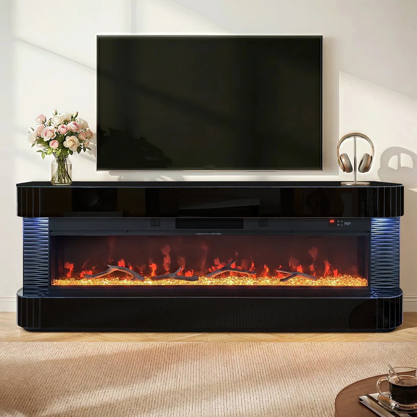 * A-F13 LUSH BLACK // FIREPLACE
