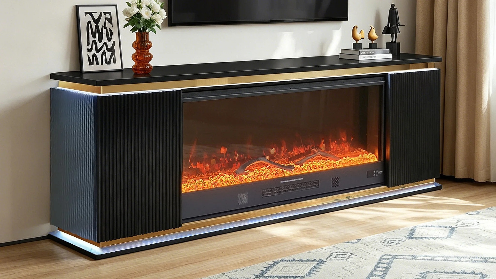 * A-F15 BLACK // FIREPLACE