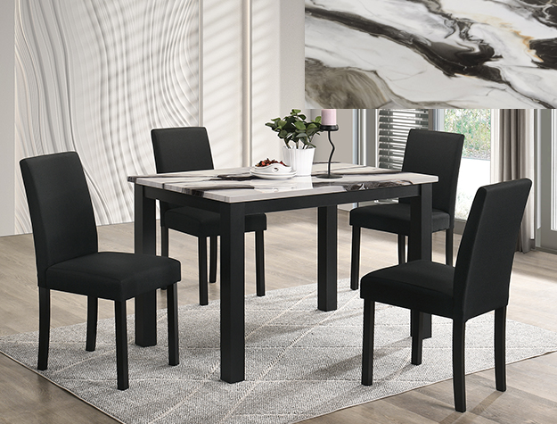 * 2120BMBL / RESIA DINING GROUP - BROWN MARBLE Image