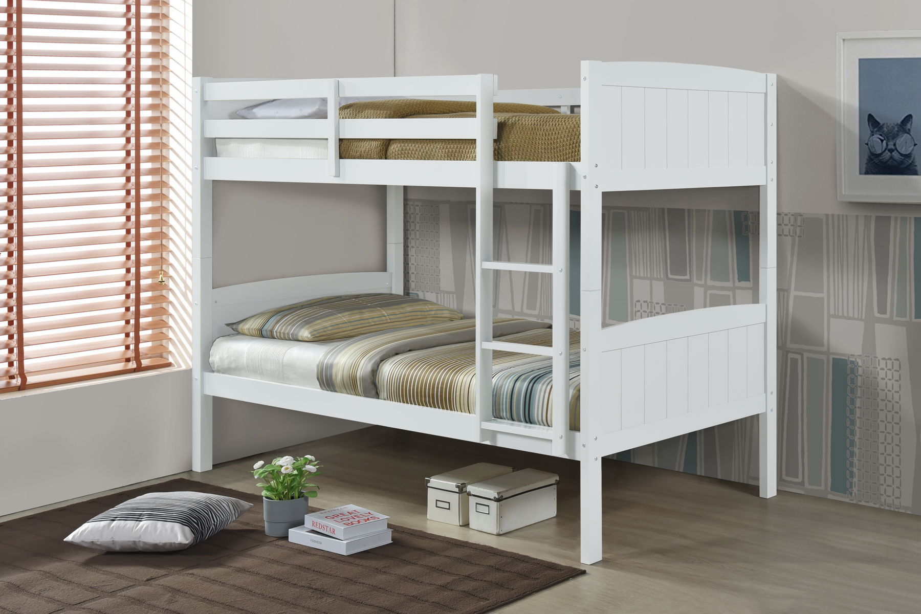 * COBE // Twin over Twin Bunkbed White Image