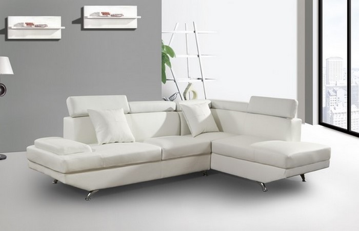 F2802B FAUX LEATHER SECTIONAL Image