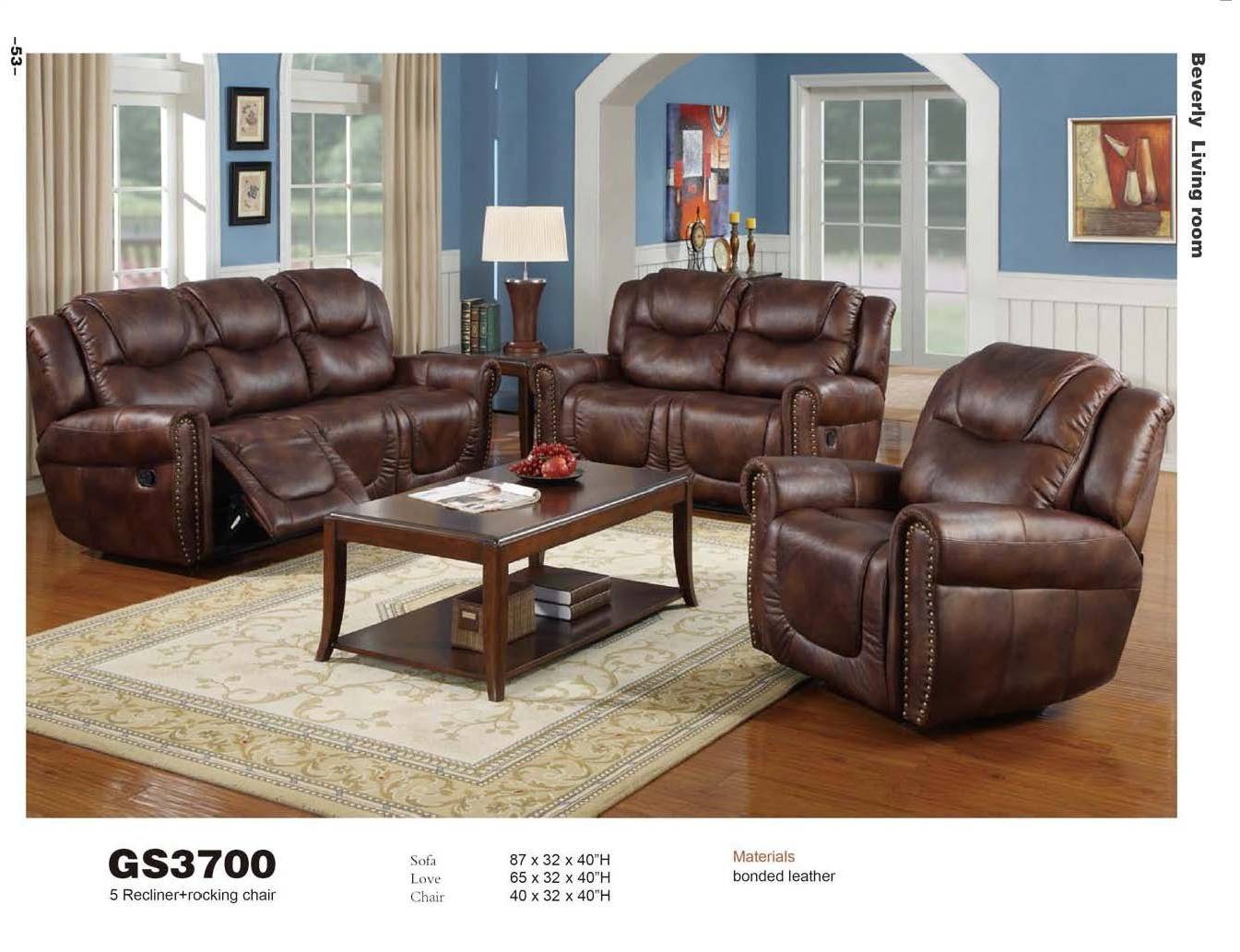 GS3700 5 RECLINER+ROCKING CHAIR Image