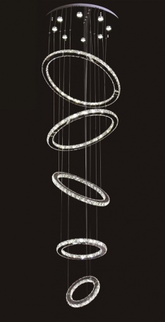 JP02 5 TIER CIRCLE CHANDELIER Image