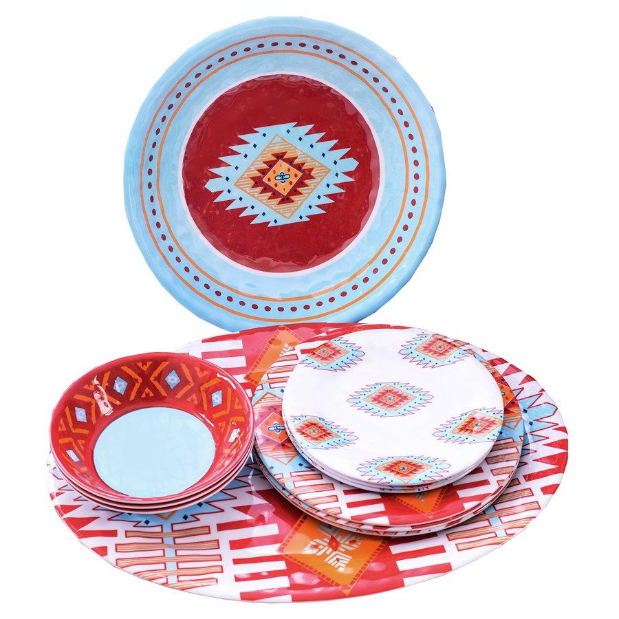 DI5002 Southwest Melamine Dinner Plate Image