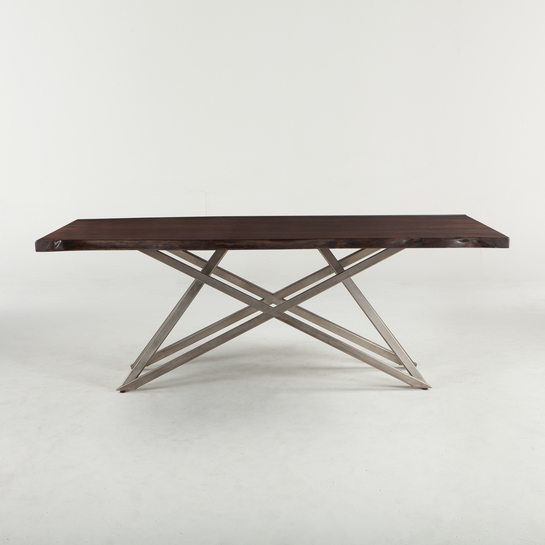 FES-DT80DWAN DINIING TABLE 80IN-DARK WALNUT, ANTIQUE Image