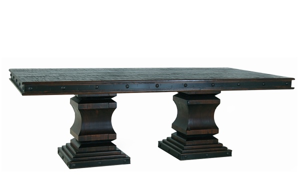 LG MES-02 GRAN HACIENDA DOUBLE PEDESTAL TABLE Image