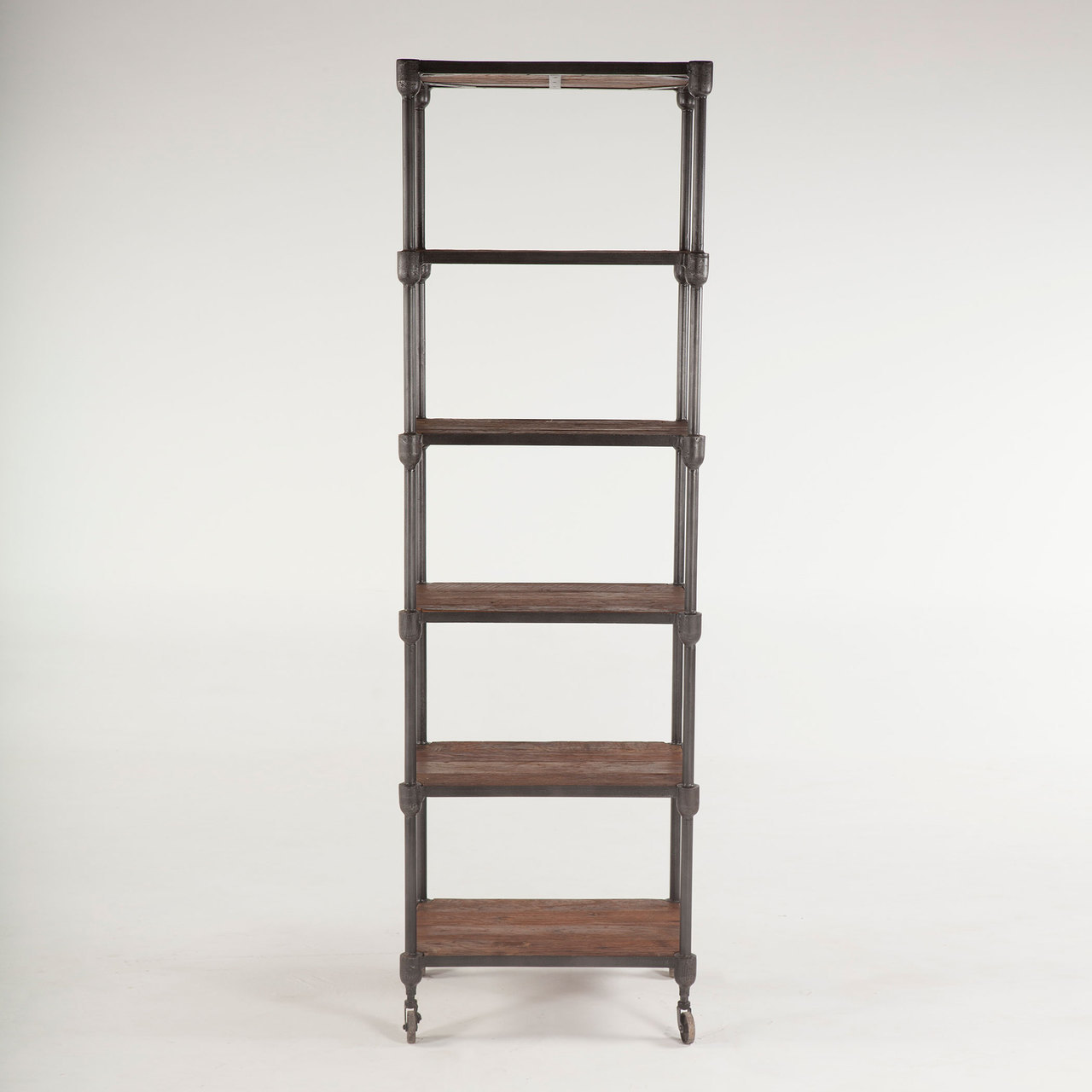 FIT-TRW25 Industrial Teak Bookshelf 80" Image