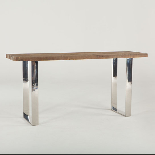G209-CN72NSS RUSTIC LUXE CONSOLE 72 NATURAL AND SHINY Image