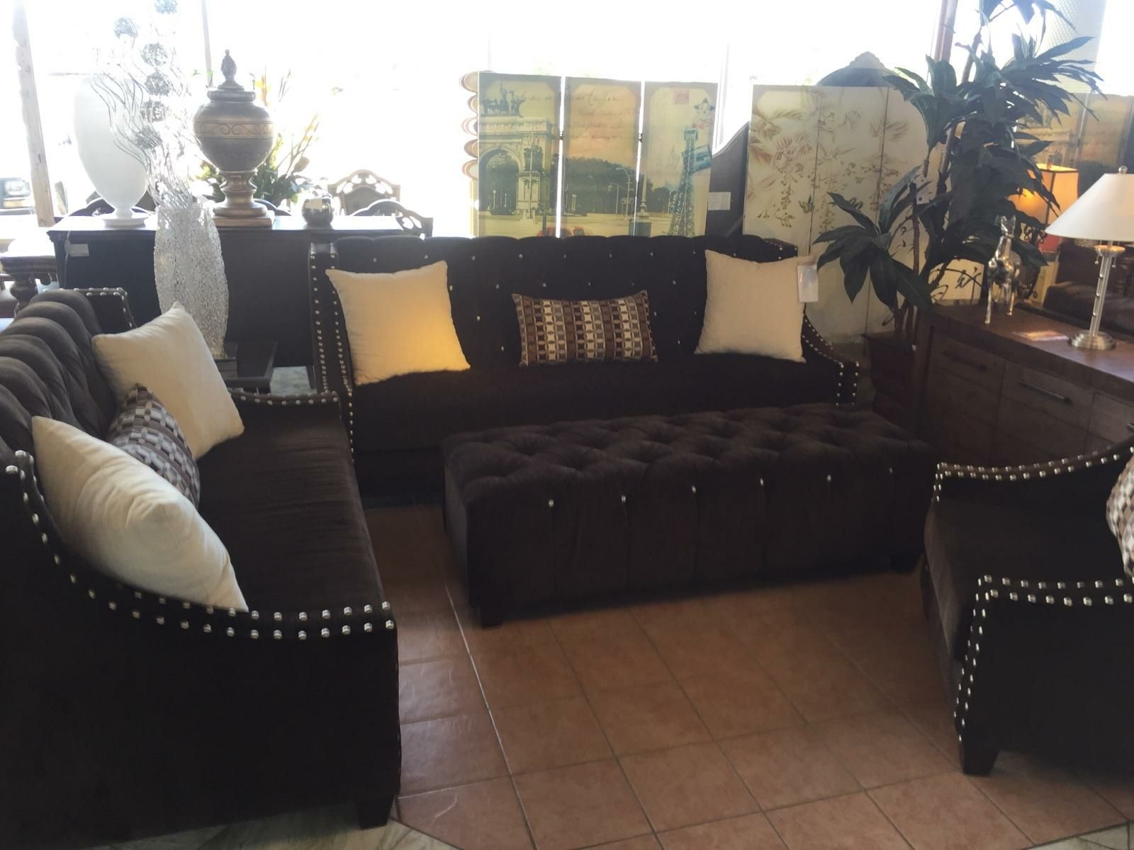 AZ-1850-00 BROWN LIVING ROOM SET Image
