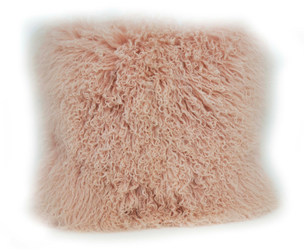 H-PW20-TIB-20 20'' TIBETAN SHEEP BLUSH PINK Image