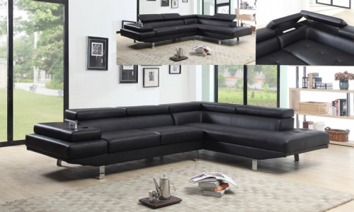 9331 SECTIONAL BLACK