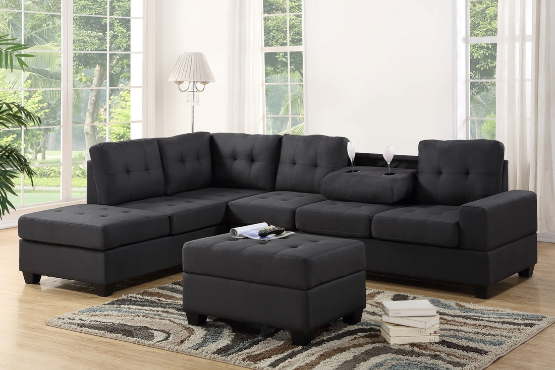 *HEIGHTS SECTIONAL+OTTOMAN