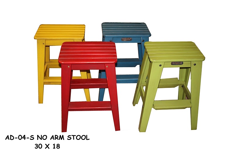 AD-04-Y NO ARM STOOL YELLOW