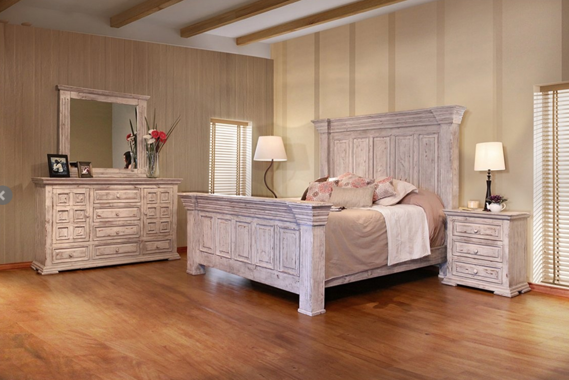 Terra White Bedroom Set -{IN STOCK KING}