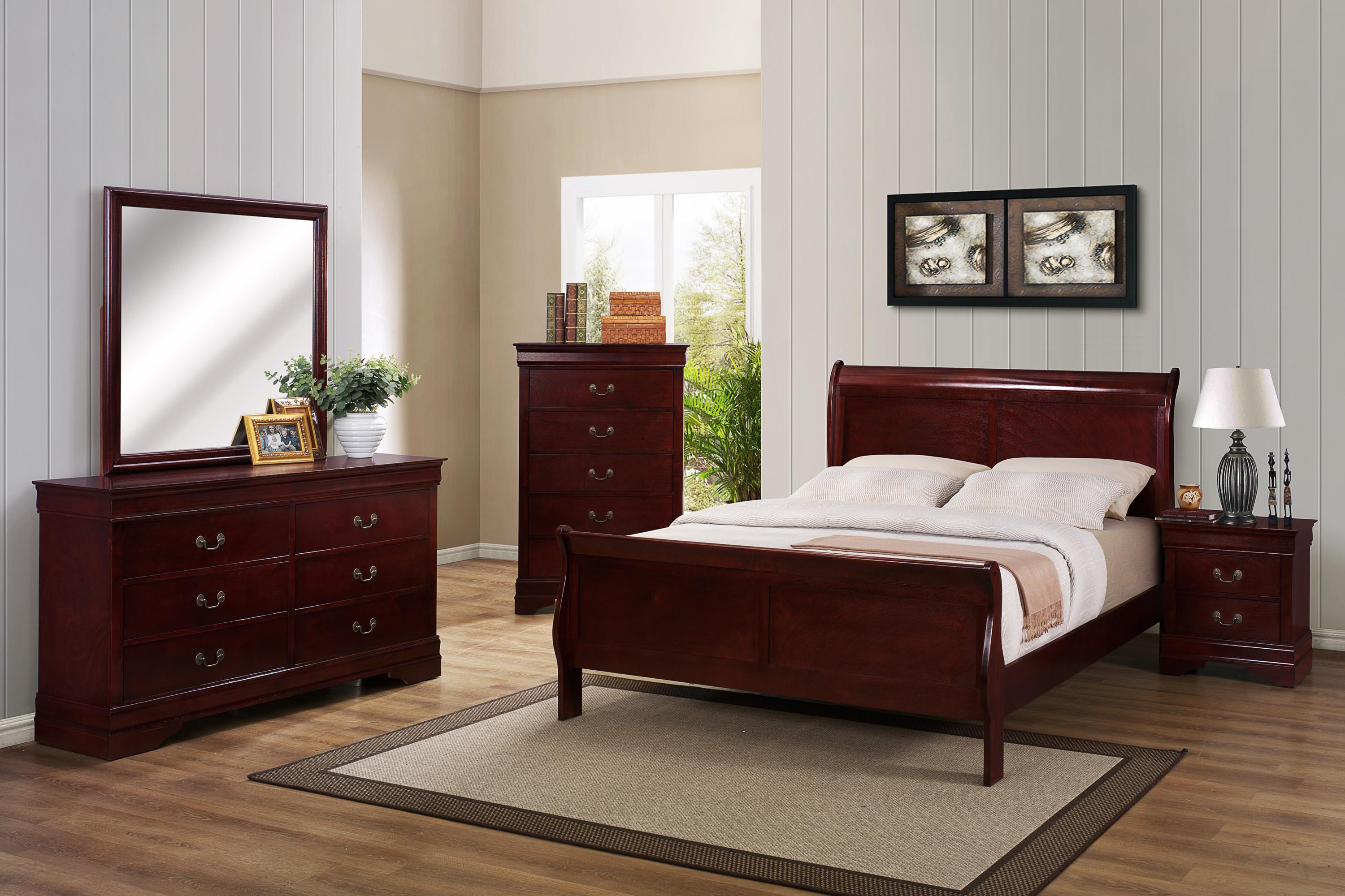 LP102 CHERRY BEDROOM SET Image
