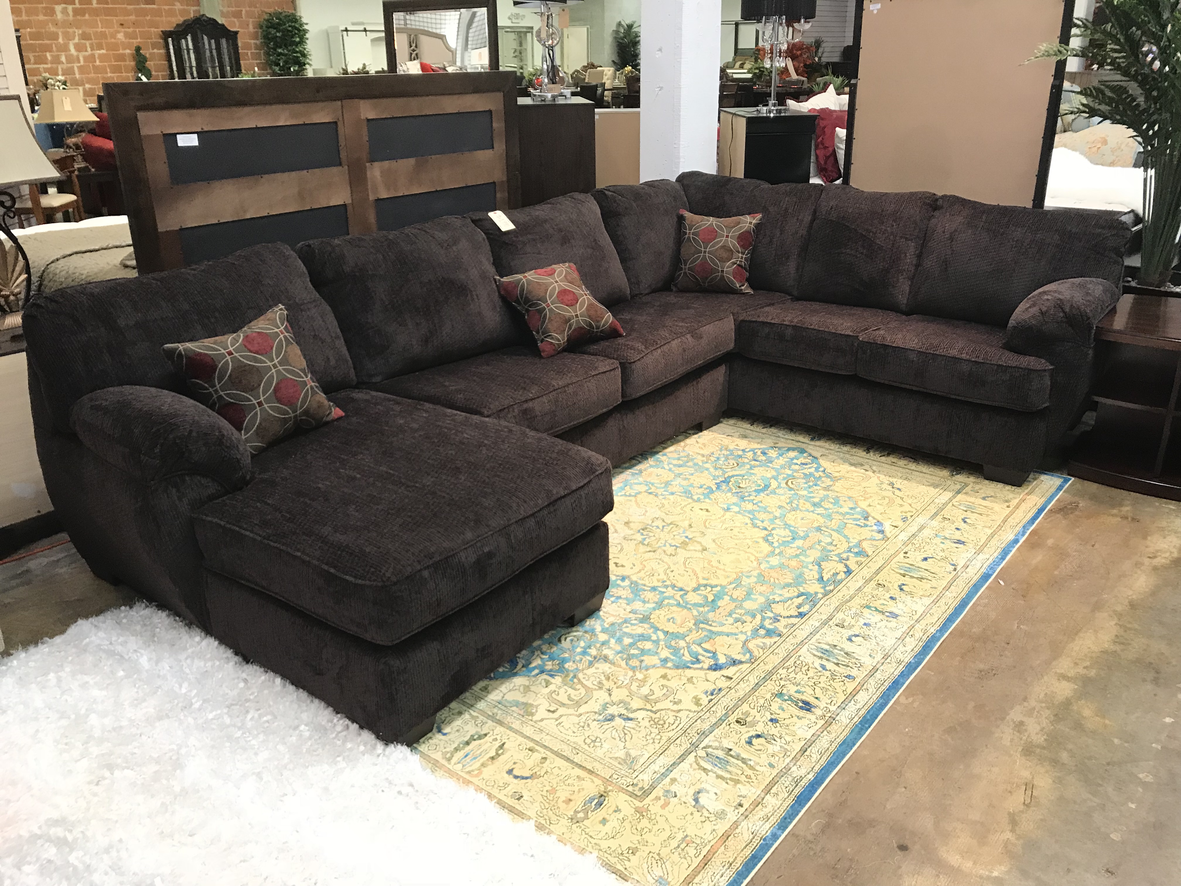 SF BRENTWOOD BROWN SECTIONAL Image