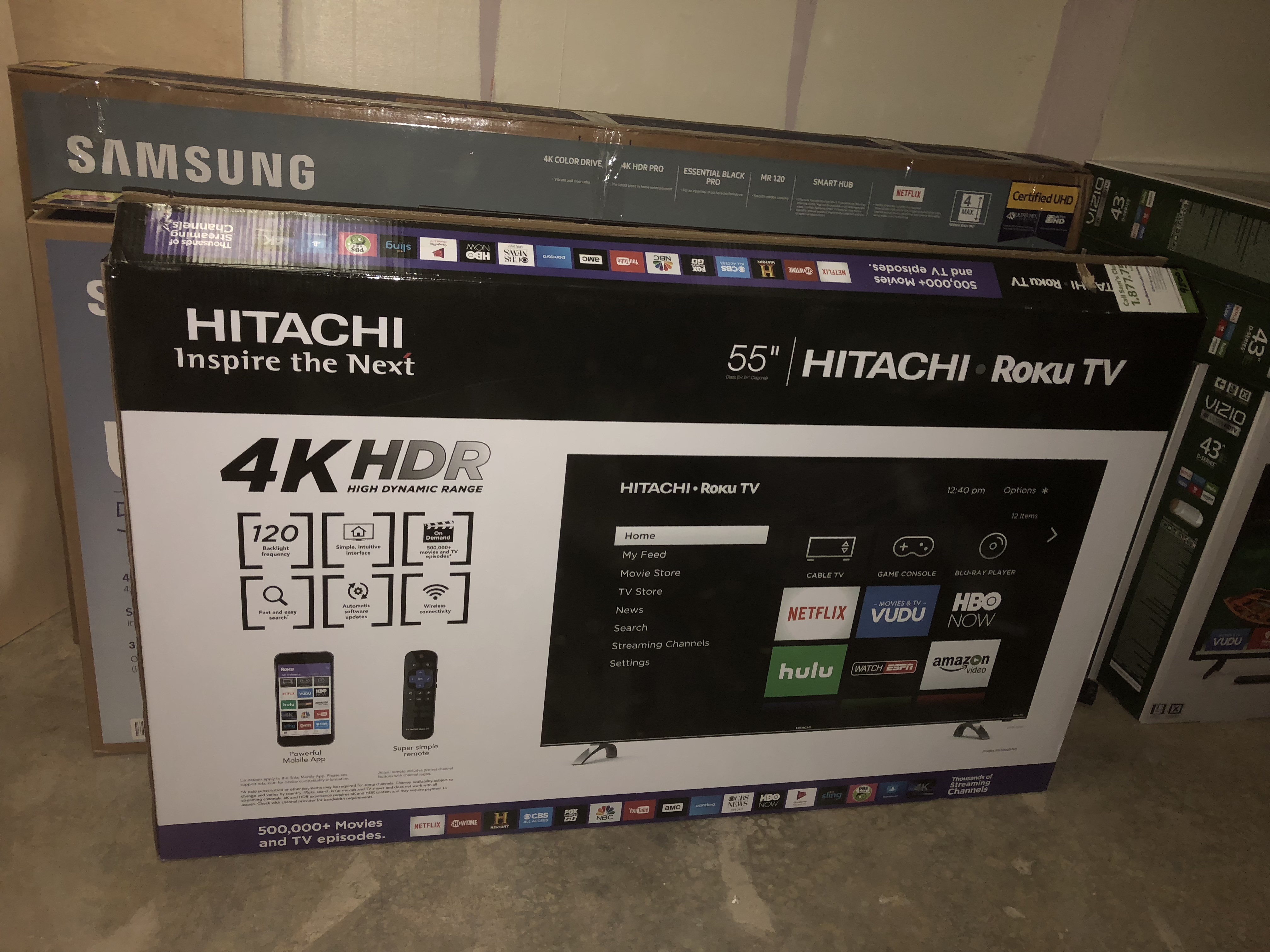 55R80CH TV HITACHI ROKU 55 