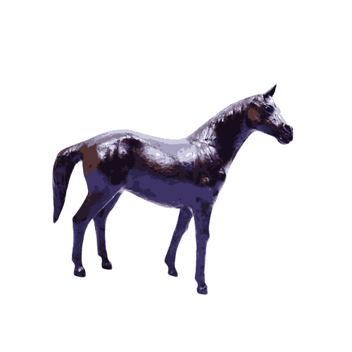 SH18WST STANDING HORSE WESTERN Image
