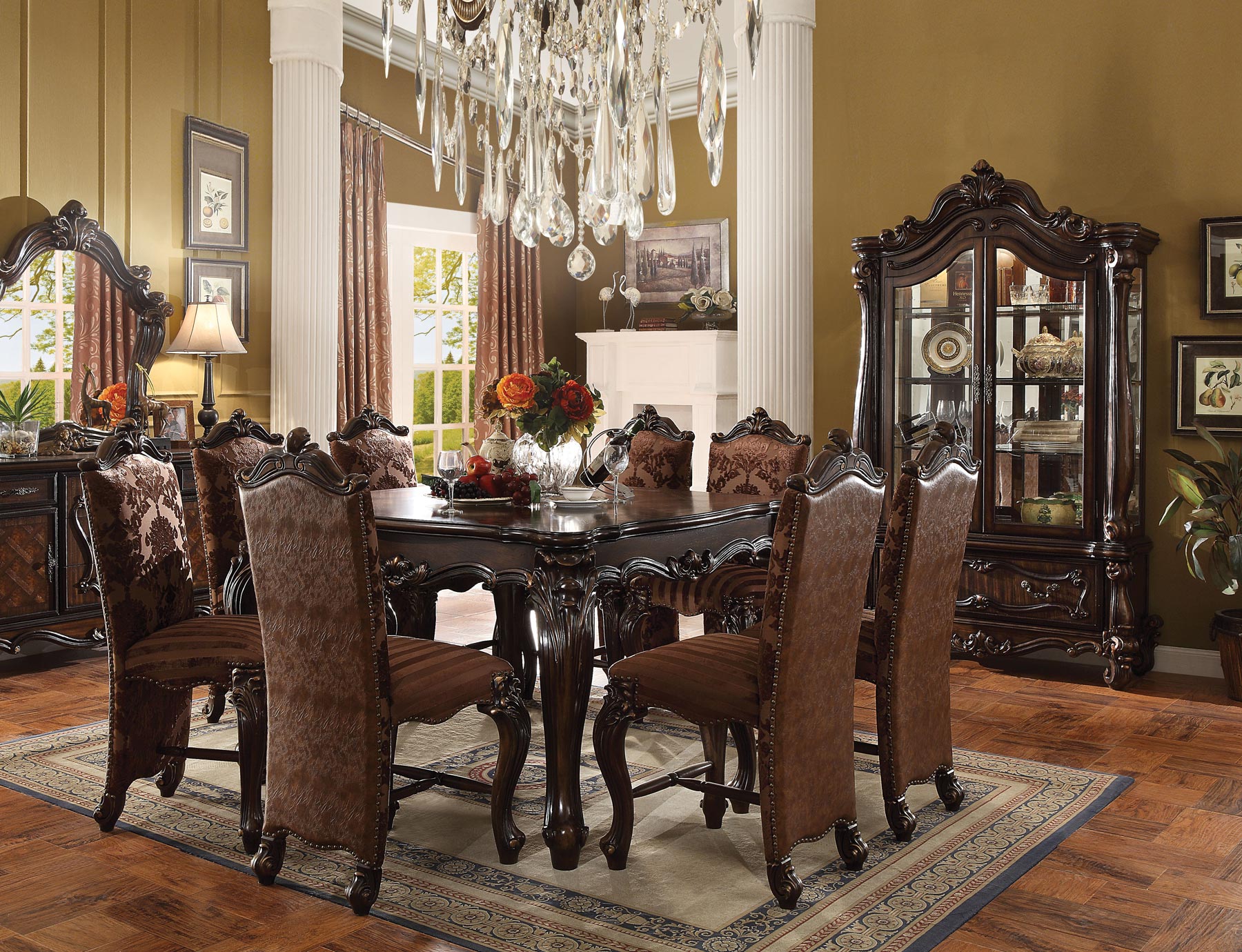 NICOLE VERSAILLES COUNTER HEIGHT DINING ROOM SET