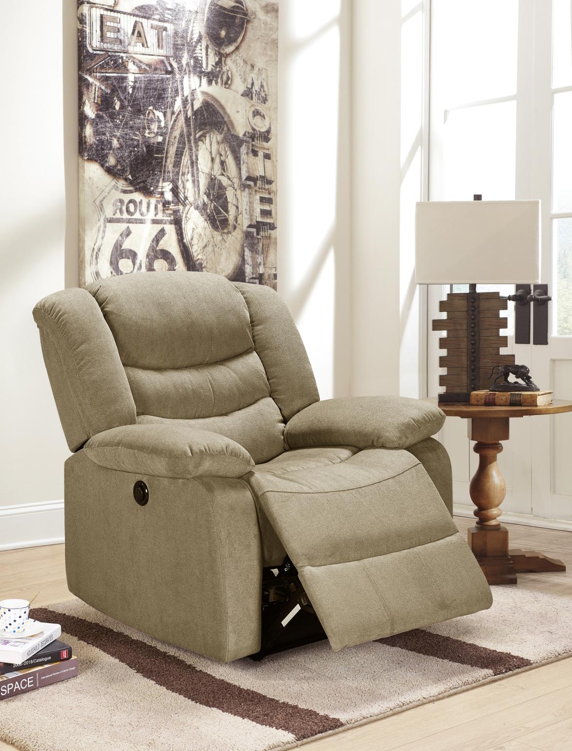 8780 TAUPE POWER RECLINER Image