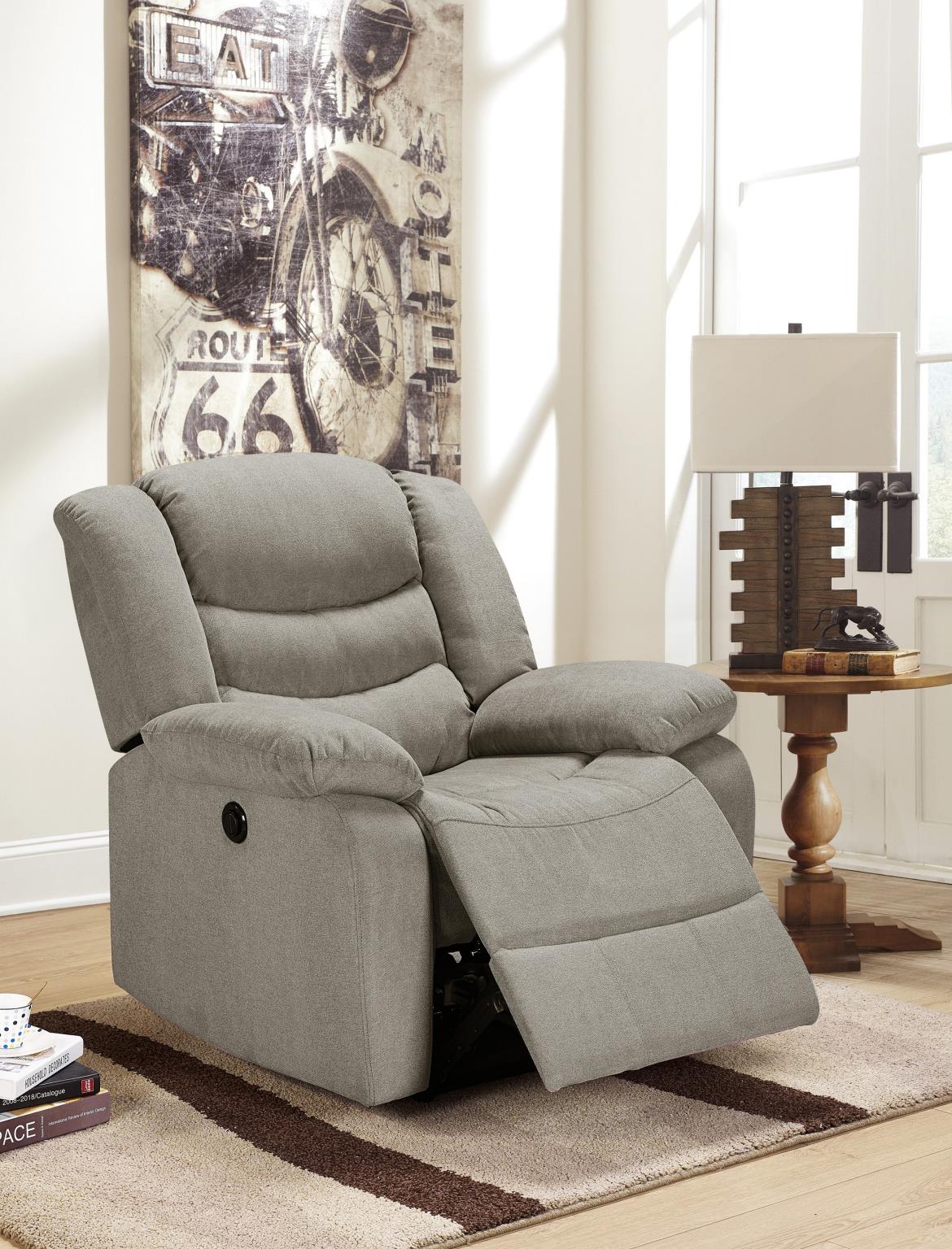 8780 GREY POWER RECLINER Image