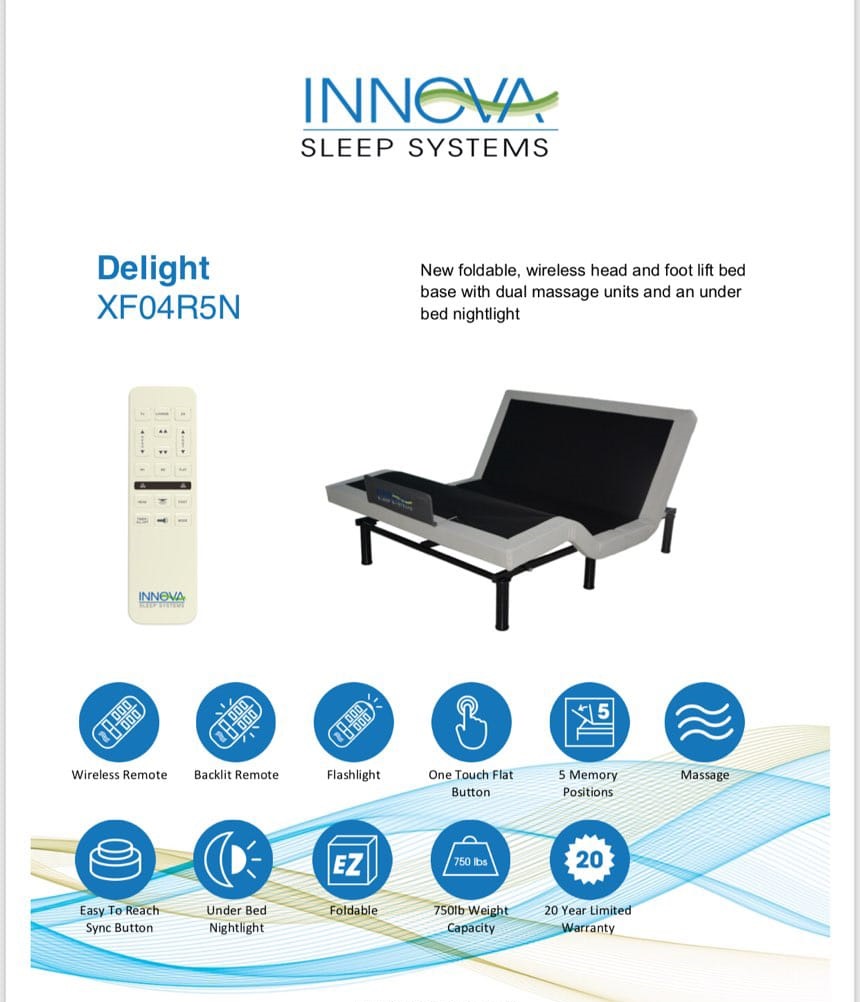 XF04R5N DELIGHT ADJUSTABLE BED Image